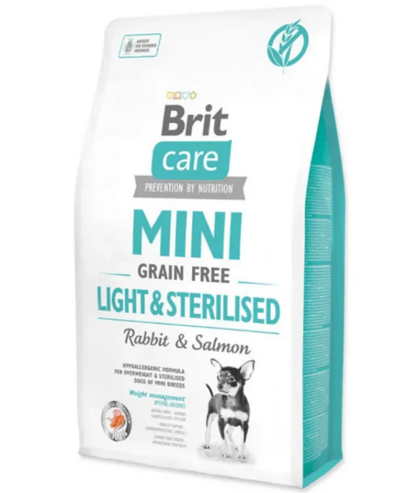 Brit Care - Mini Adult light and sterilized dog With Rabbit Meat 2kg - Image 3