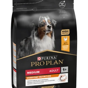 Purina Pro Plan Everyday Nutrition Medium Adult, Dry Dog food with Chicken 3kg