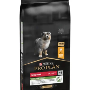 Purina Pro Plan Healthy Start Medium Puppy, Dry Dog food with Chicken 12Kg