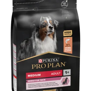 Purina Pro Plan Sensitive Skin Medium Adult, Dry Dog food with Salmon 3kg