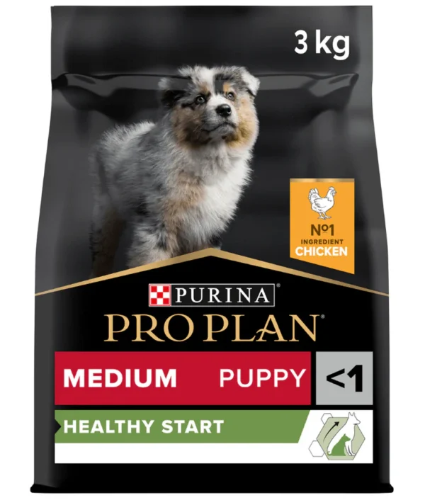 Purina Pro Plan Healthy Start Medium Puppy, Dry Dog food with Chicken 3kg