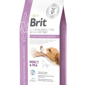 Brit Veterinary Diet - Ultra-Hypoallergenic Insect & Pea 12kg