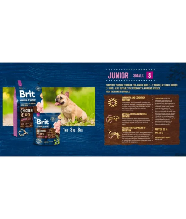 Brit Premium - Small Breed Junior Chicken 3kg - Image 10