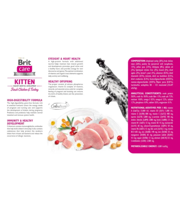 Brit Care - Cat Grain-Free Kitten Healthy Growth and Development 2kg - Image 3