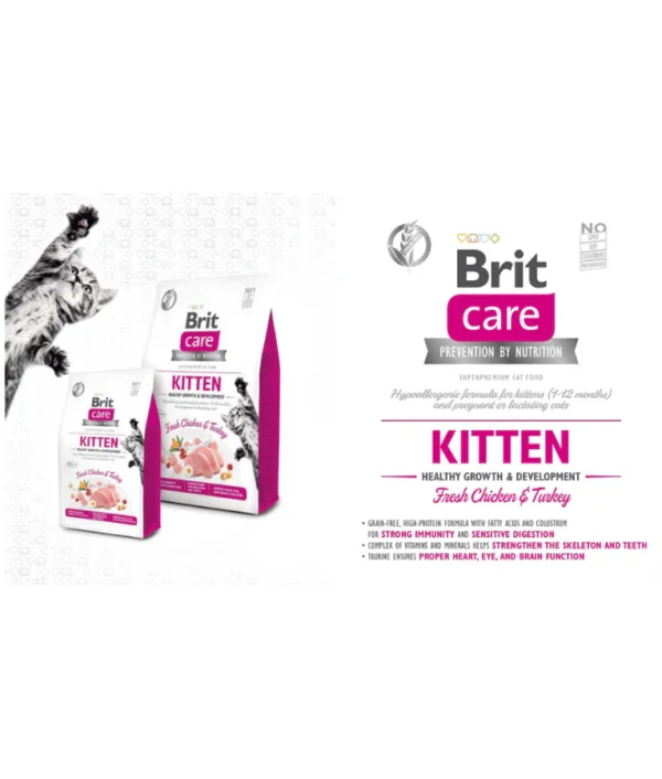 Brit Care - Cat Grain-Free Kitten Healthy Growth and Development 2kg - Image 4