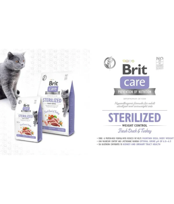 Brit Care - Cat Grain-Free Sterilized and Weight Control 2kg - Image 5