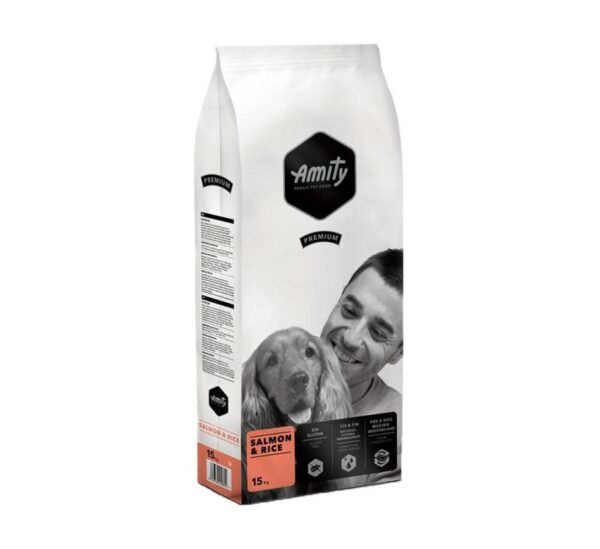 Amity Premium Adult Dog Salmon And Rice 15Kg